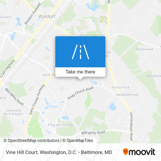 Vine Hill Court map