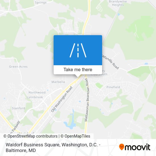 Waldorf Business Square map