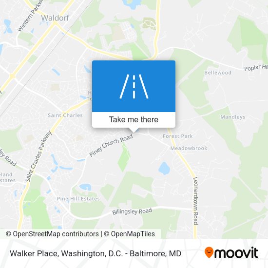Mapa de Walker Place