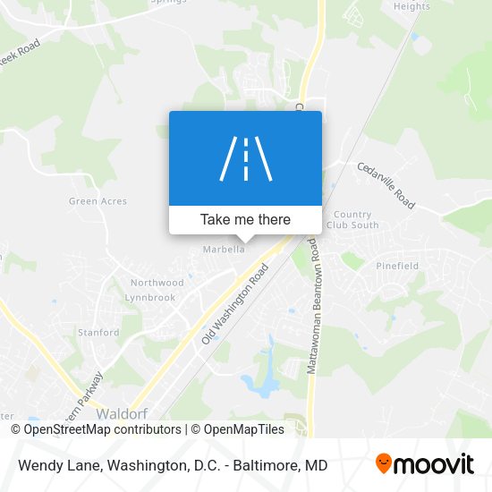 Wendy Lane map