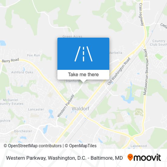 Mapa de Western Parkway