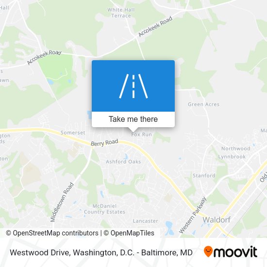 Westwood Drive map