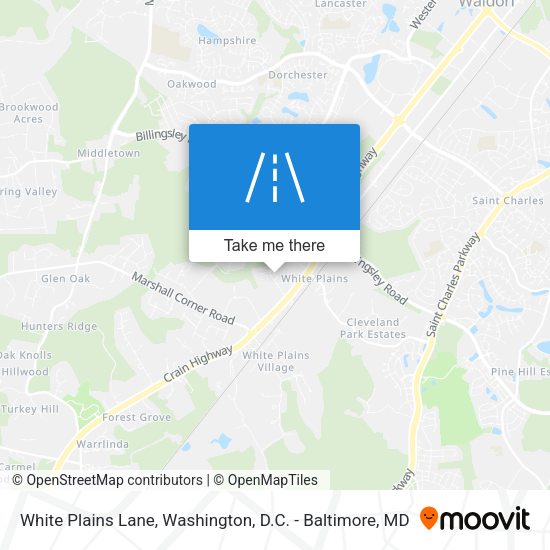 Mapa de White Plains Lane