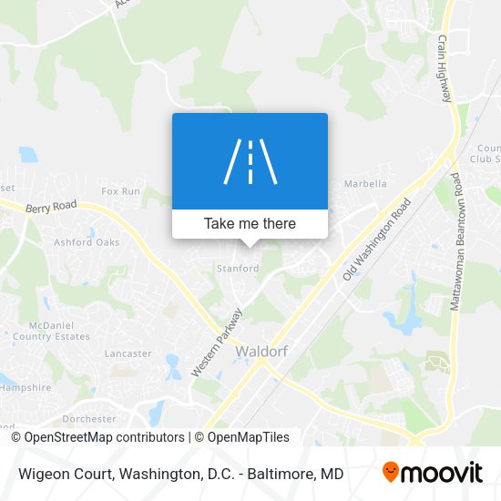 Wigeon Court map