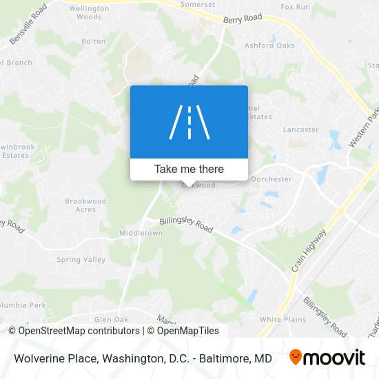 Mapa de Wolverine Place