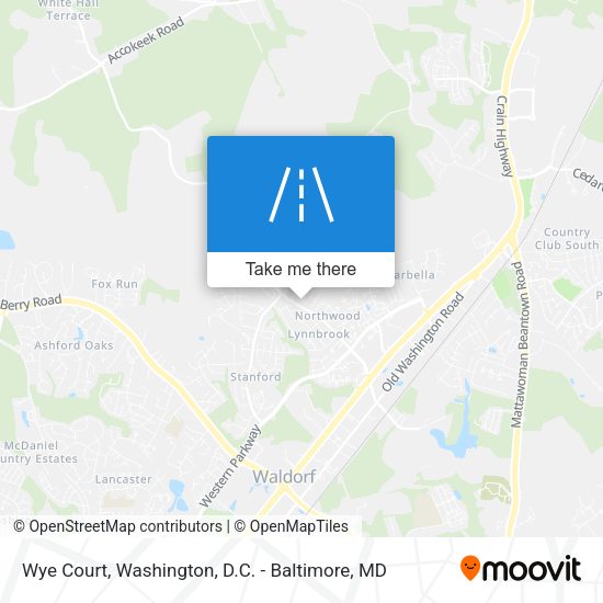 Wye Court map