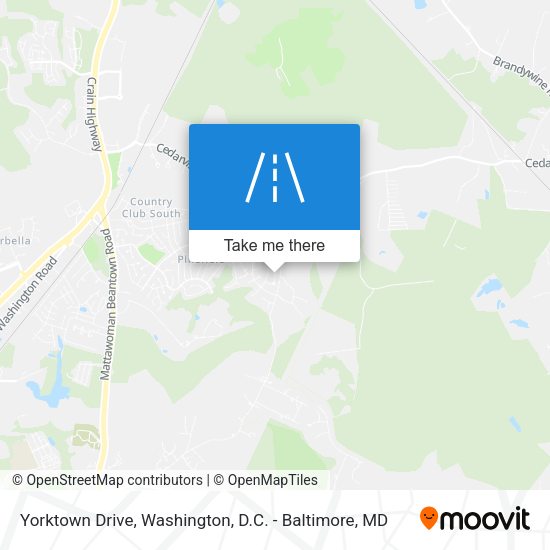 Mapa de Yorktown Drive
