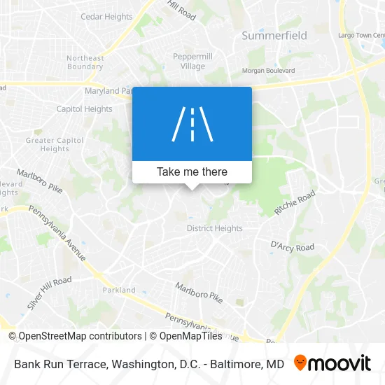 Bank Run Terrace map