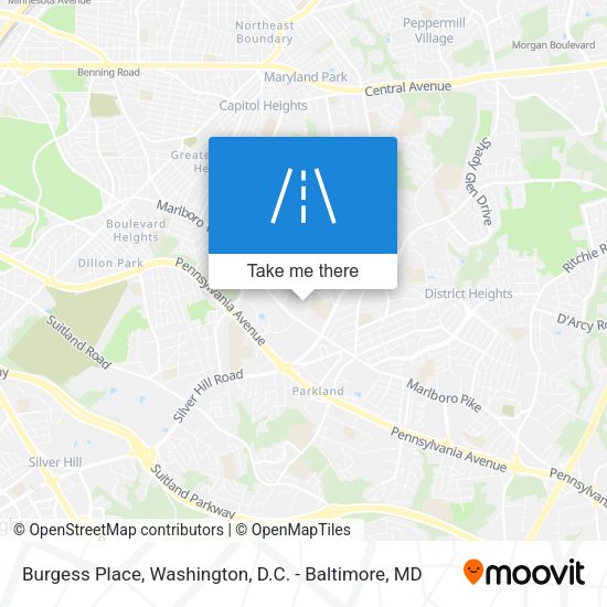 Mapa de Burgess Place