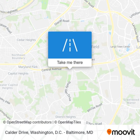 Mapa de Calder Drive