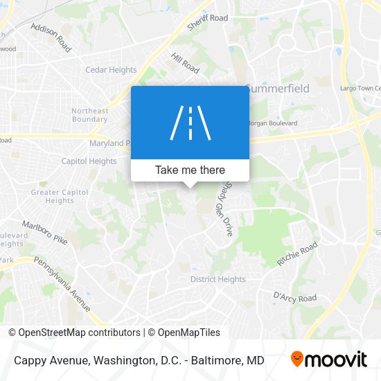 Cappy Avenue map