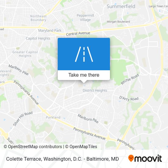 Colette Terrace map