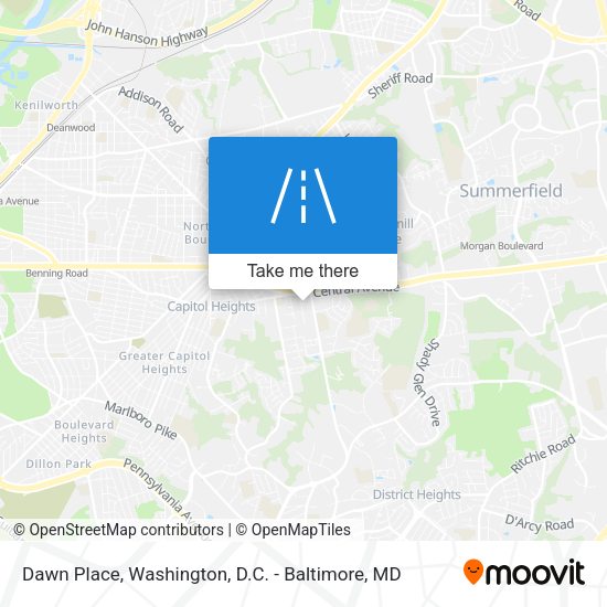 Mapa de Dawn Place