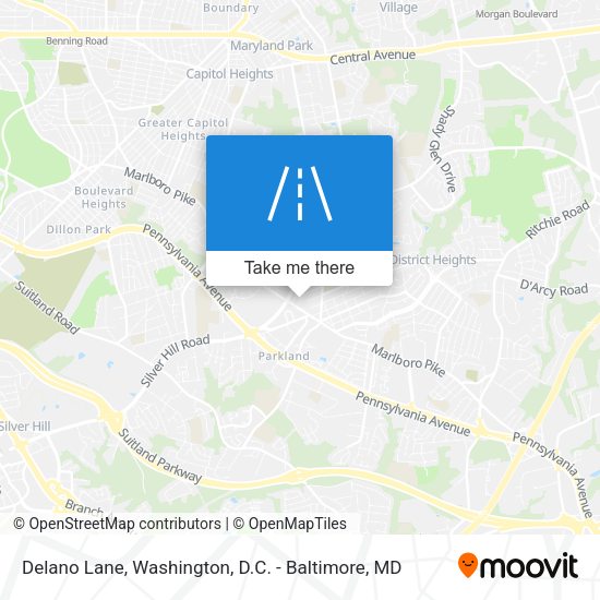 Mapa de Delano Lane