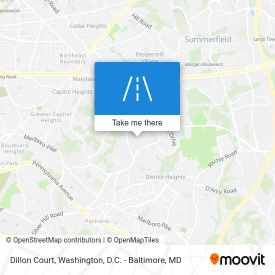 Dillon Court map