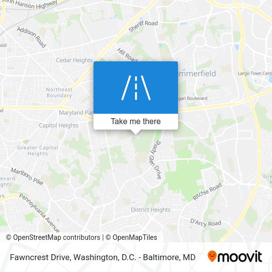 Fawncrest Drive map