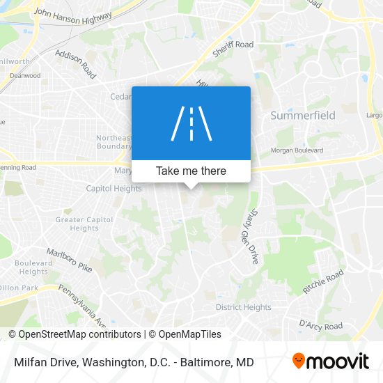 Milfan Drive map