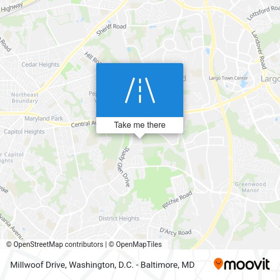Millwoof Drive map