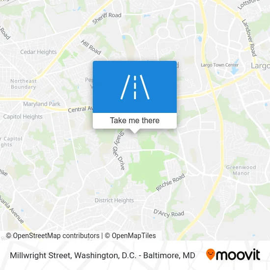 Millwright Street map