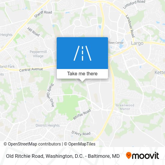 Mapa de Old Ritchie Road