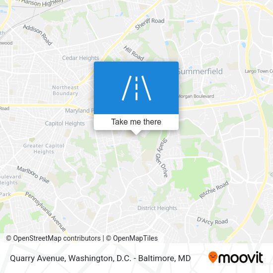 Quarry Avenue map