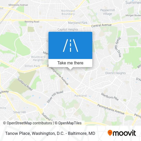 Mapa de Tanow Place