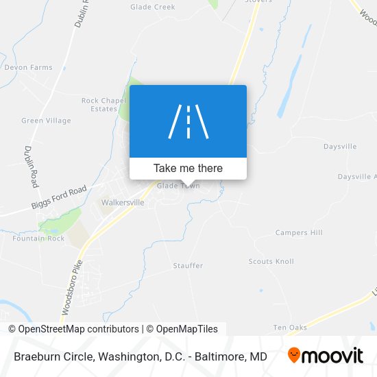 Braeburn Circle map