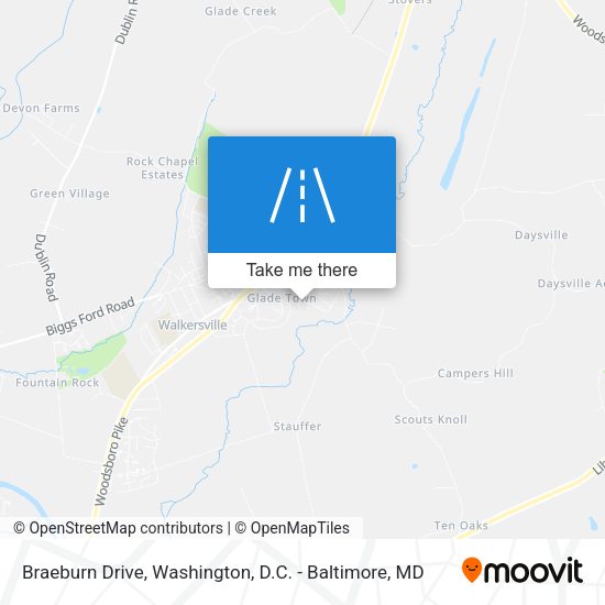 Braeburn Drive map