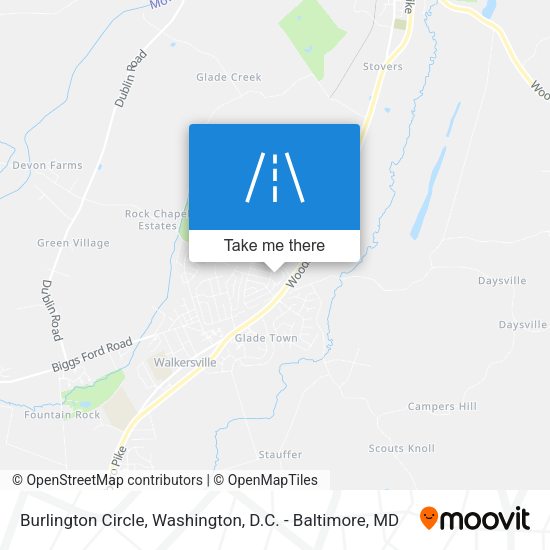 Burlington Circle map