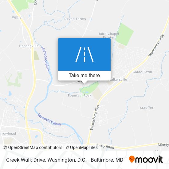 Mapa de Creek Walk Drive