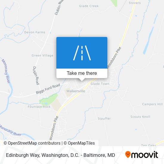 Edinburgh Way map
