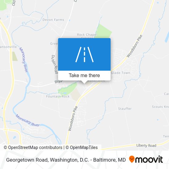 Georgetown Road map