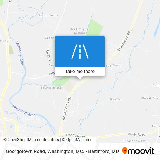 Georgetown Road map