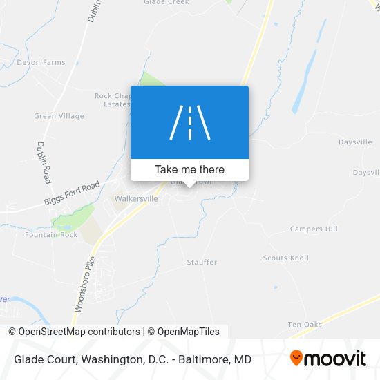 Glade Court map