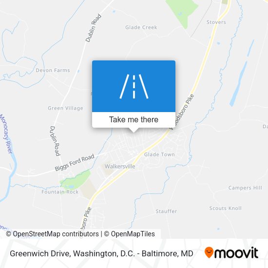 Greenwich Drive map