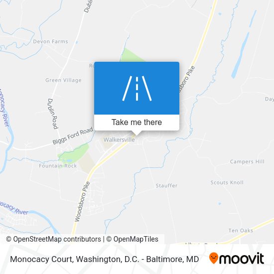 Mapa de Monocacy Court