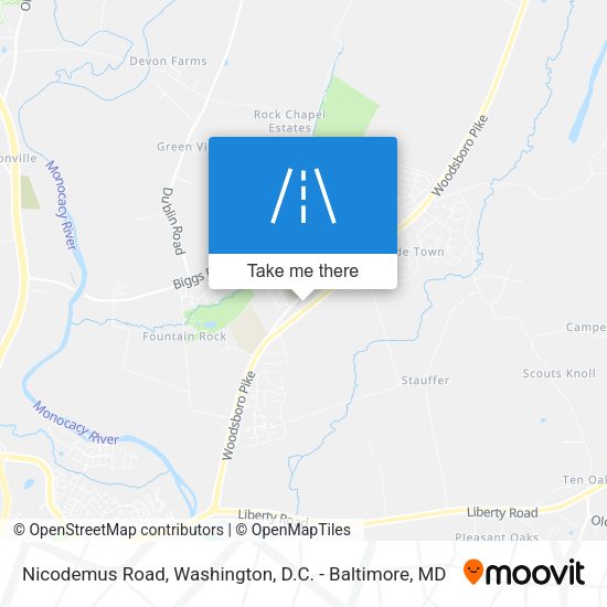 Nicodemus Road map