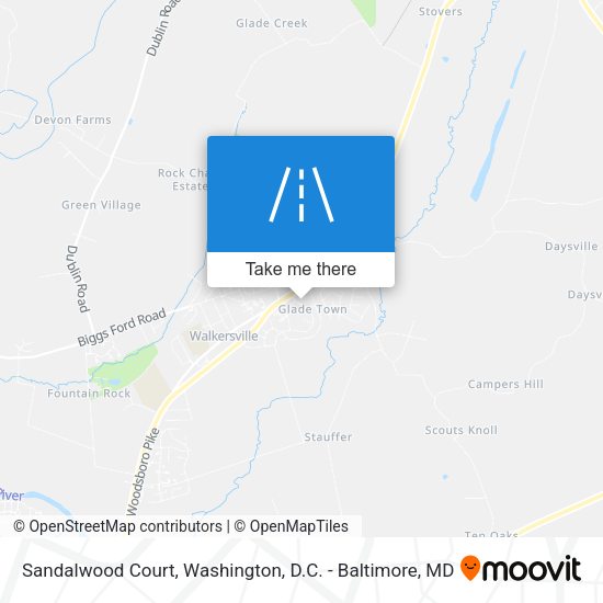 Sandalwood Court map
