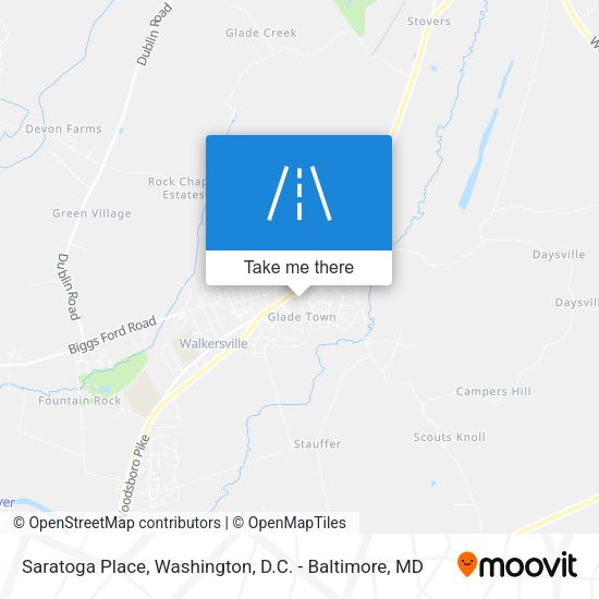 Saratoga Place map