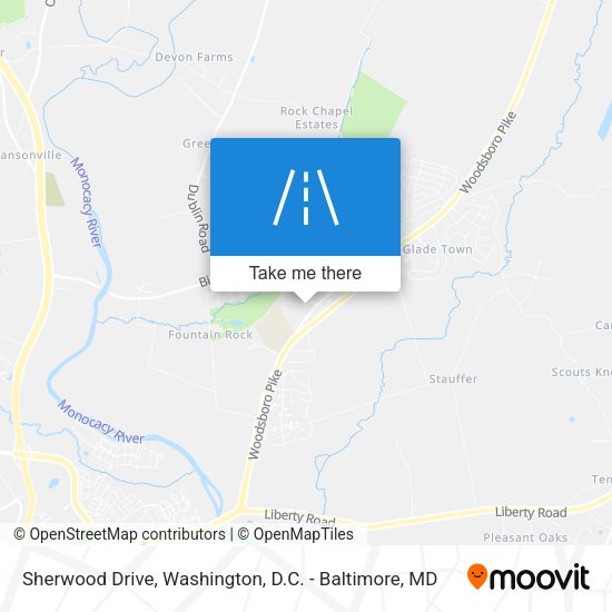 Sherwood Drive map