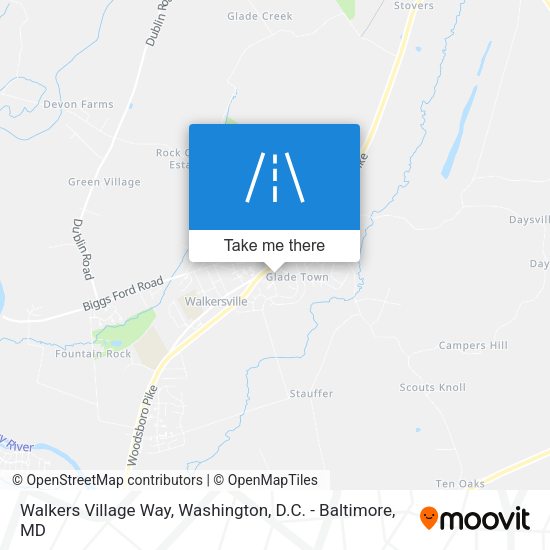 Walkers Village Way map