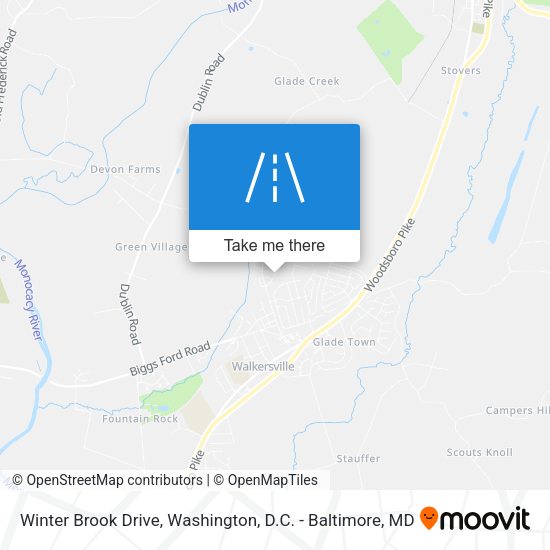 Mapa de Winter Brook Drive