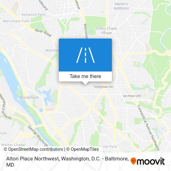 Alton Place Northwest map