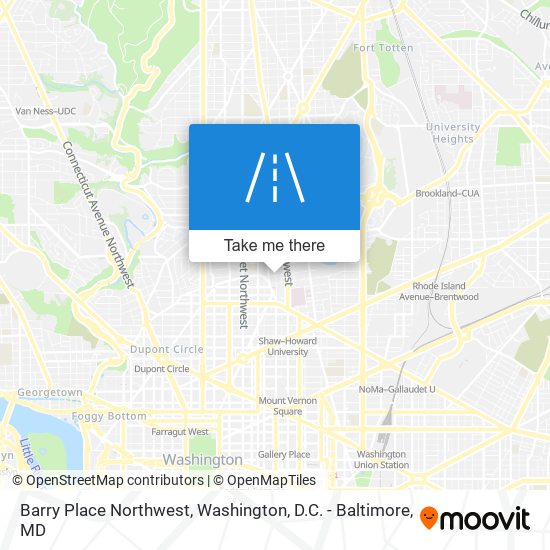 Mapa de Barry Place Northwest