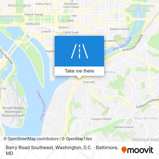 Barry Road Southeast map