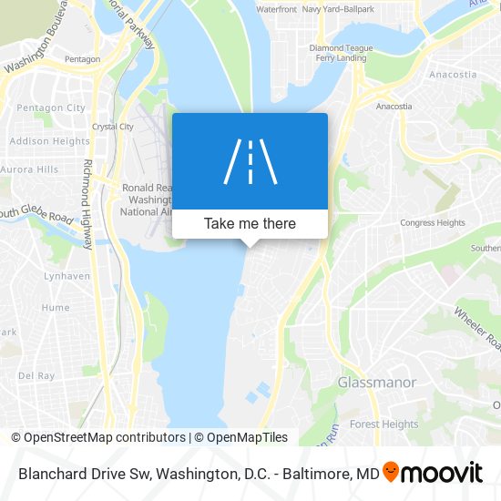 Blanchard Drive Sw map