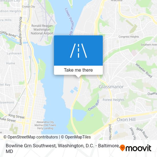 Bowline Grn Southwest map