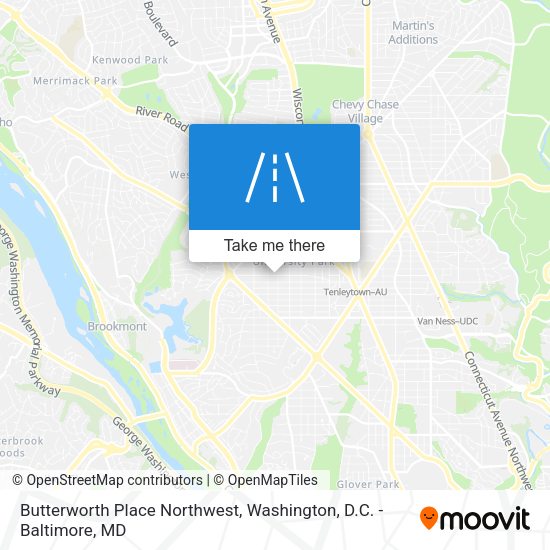 Butterworth Place Northwest map
