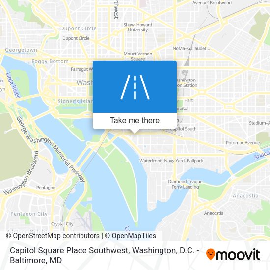 Capitol Square Place Southwest map