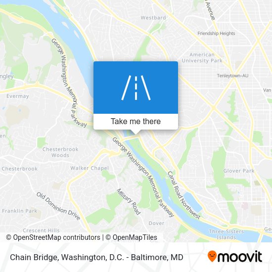 Mapa de Chain Bridge